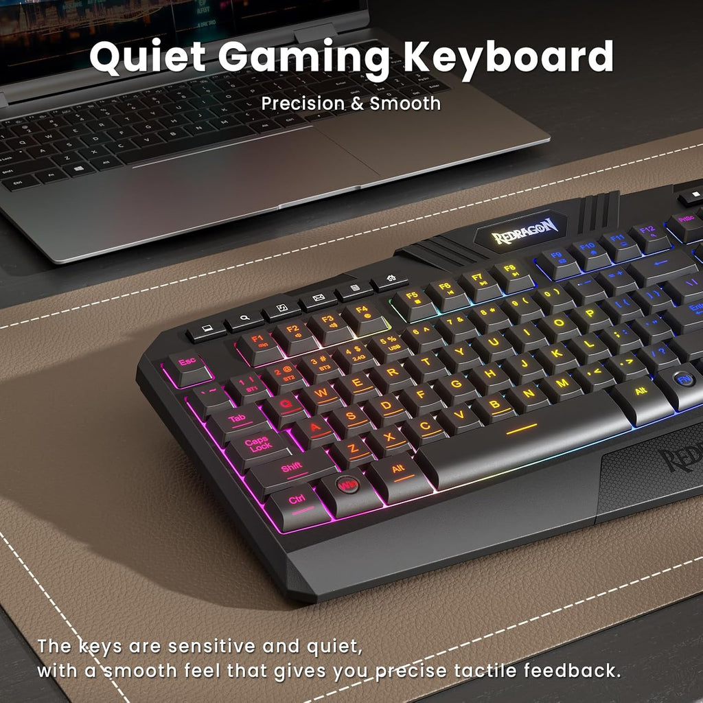 Redragon S101M-KS Wireless Keyboard & Mouse Combo – 3 Colors - Flex Gamingproduct_type