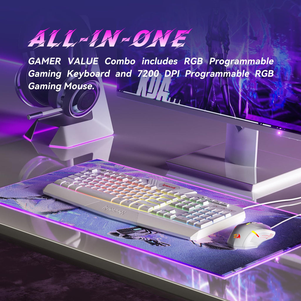 Redragon S101M-KS Wireless Keyboard & Mouse Combo – 3 Colors - Flex Gamingproduct_type