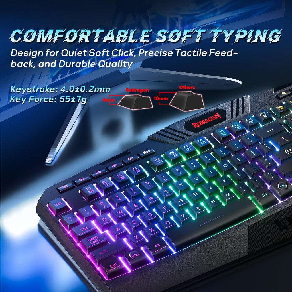 Redragon S101M-KS Wireless Keyboard & Mouse Combo – 3 Colors - Flex Gamingproduct_type