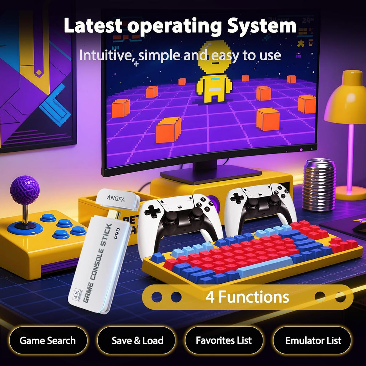 Retro Gaming Console Stick with 20,000+ Games & 23 Emulators – 3 Colors - Flex Gamingproduct_type