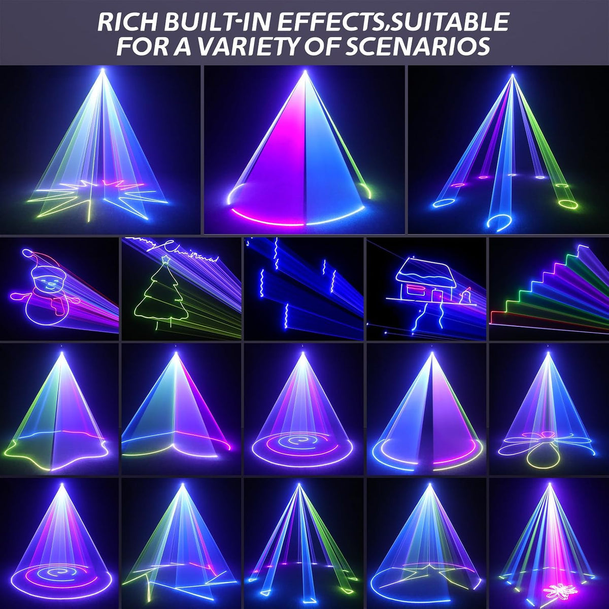RGB Full Color DJ Laser Light – 1, 2 & 4 Pack - Flex Gamingproduct_type