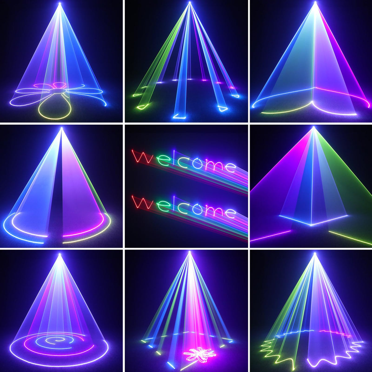 RGB Full Color DJ Laser Light – 1, 2 & 4 Pack - Flex Gamingproduct_type