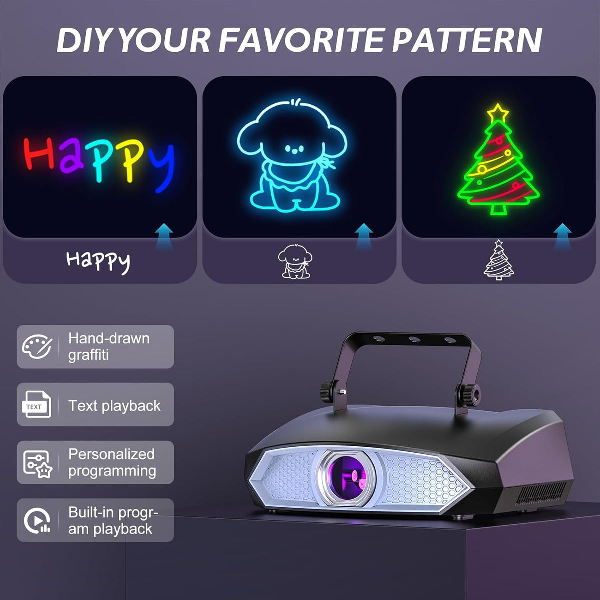 RGB Full Color DJ Laser Light – 1, 2 & 4 Pack - Flex Gamingproduct_type