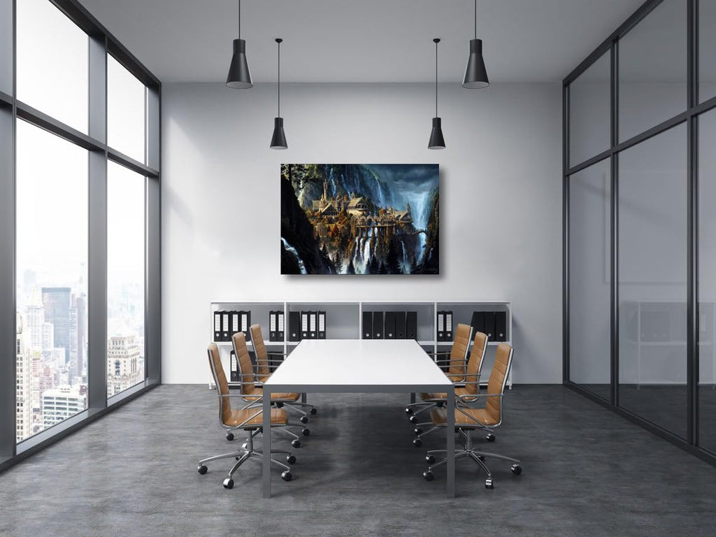 Rivendell View Lord of the Rings Canvas Print – 4 Sizes - Flex Gamingproduct_type