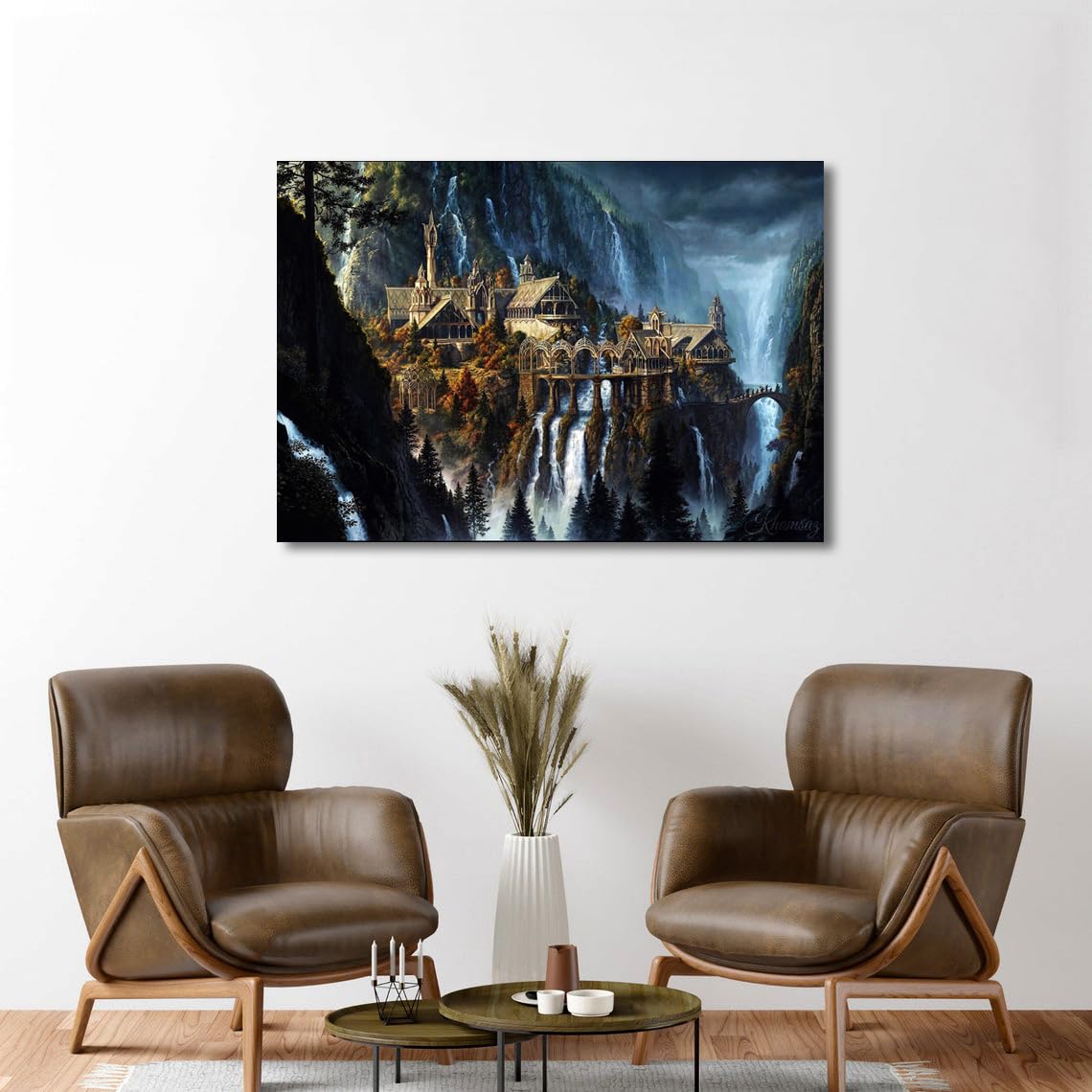 Rivendell View Lord of the Rings Canvas Print – 4 Sizes - Flex Gamingproduct_type