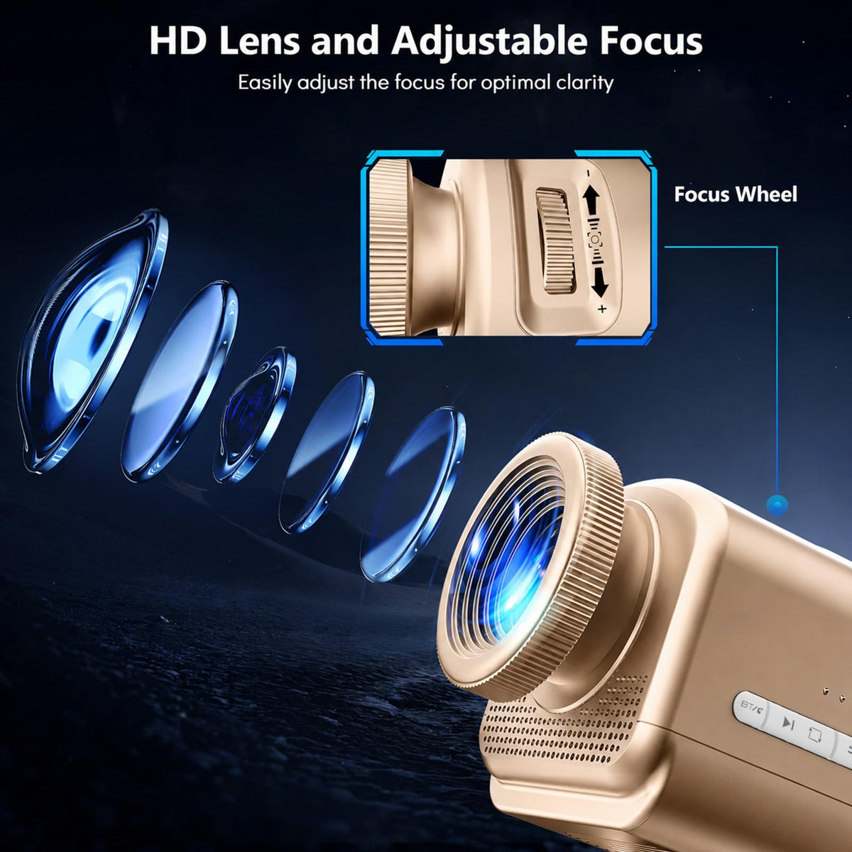 Rossetta 3D Galaxy Projector – 6 Colors - Flex Gamingproduct_type
