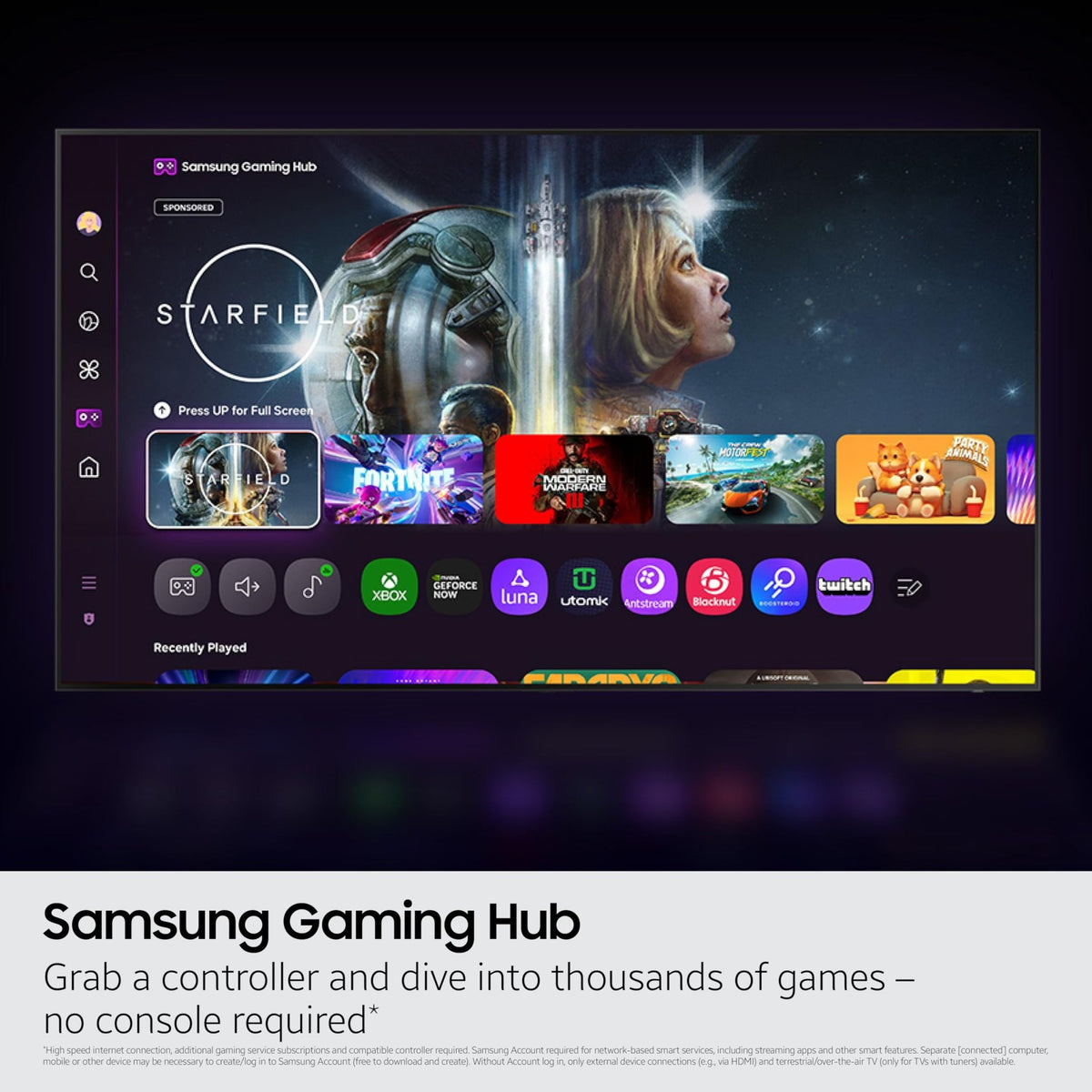 Samsung QLED Q7F & Q6F Series 4K Smart TV – 2 Styles & 7 Sizes - Flex Gamingproduct_type