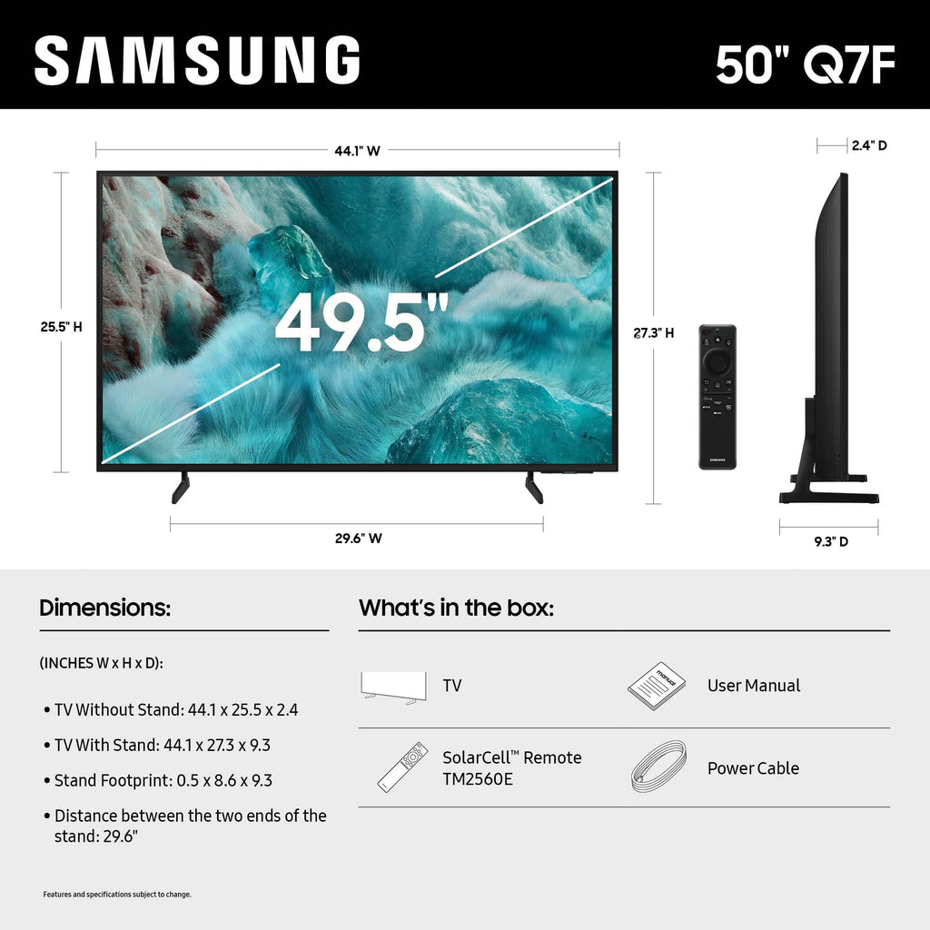 Samsung QLED Q7F & Q6F Series 4K Smart TV – 2 Styles & 7 Sizes - Flex Gamingproduct_type
