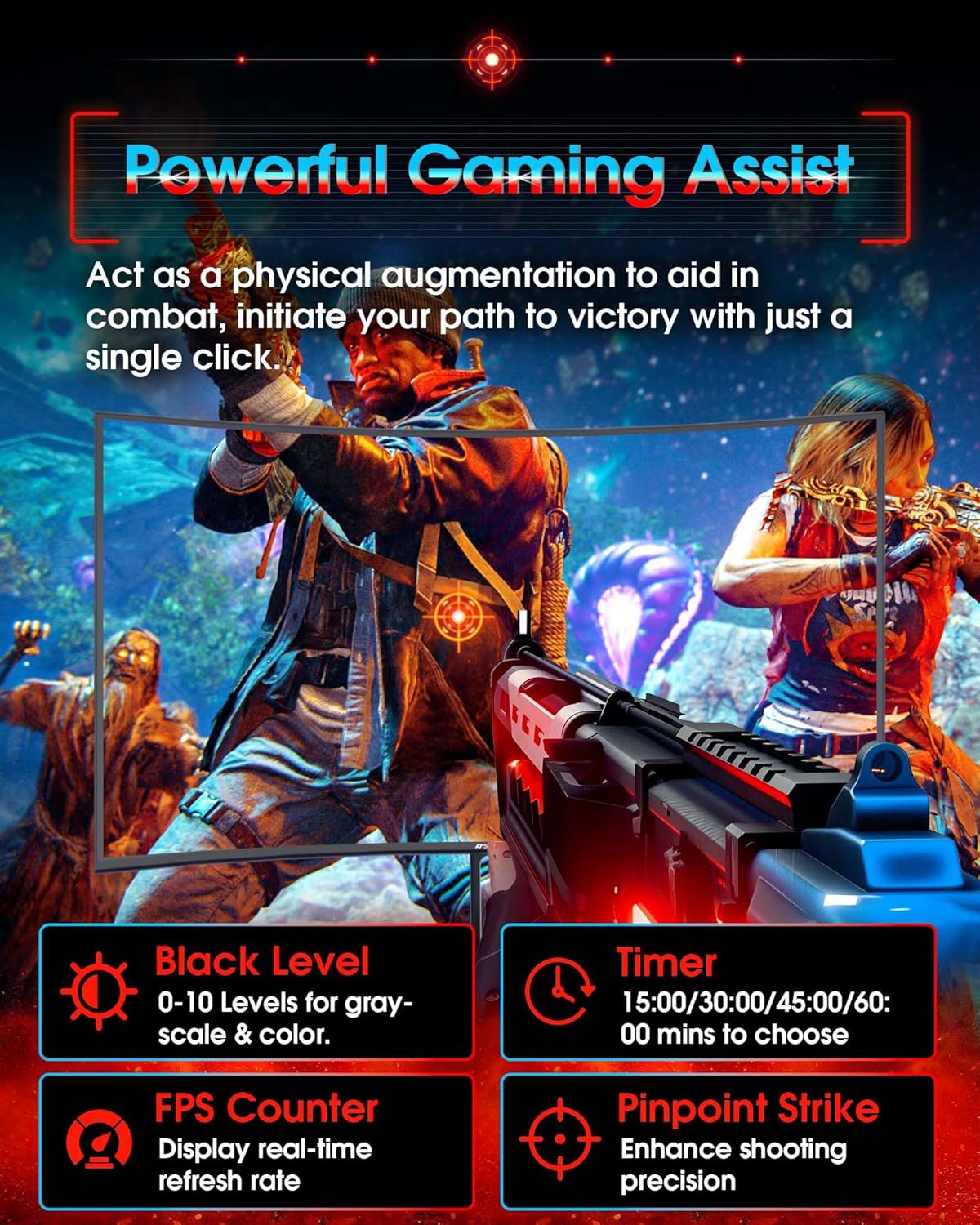 SANSUI Curved Gaming Monitor – 8 Sizes - Flex Gamingproduct_type