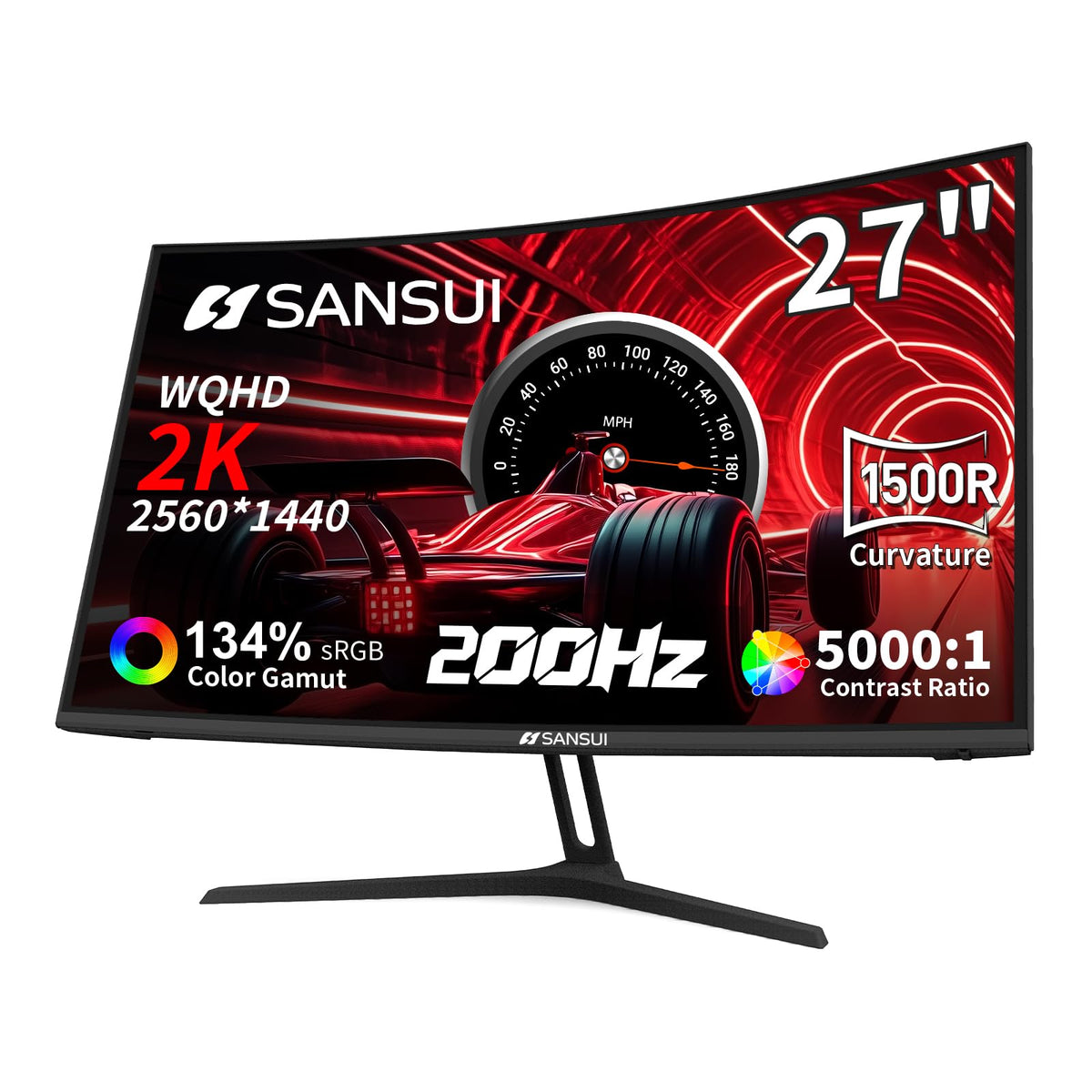 SANSUI Curved Gaming Monitor – 8 Sizes - Flex Gamingproduct_type