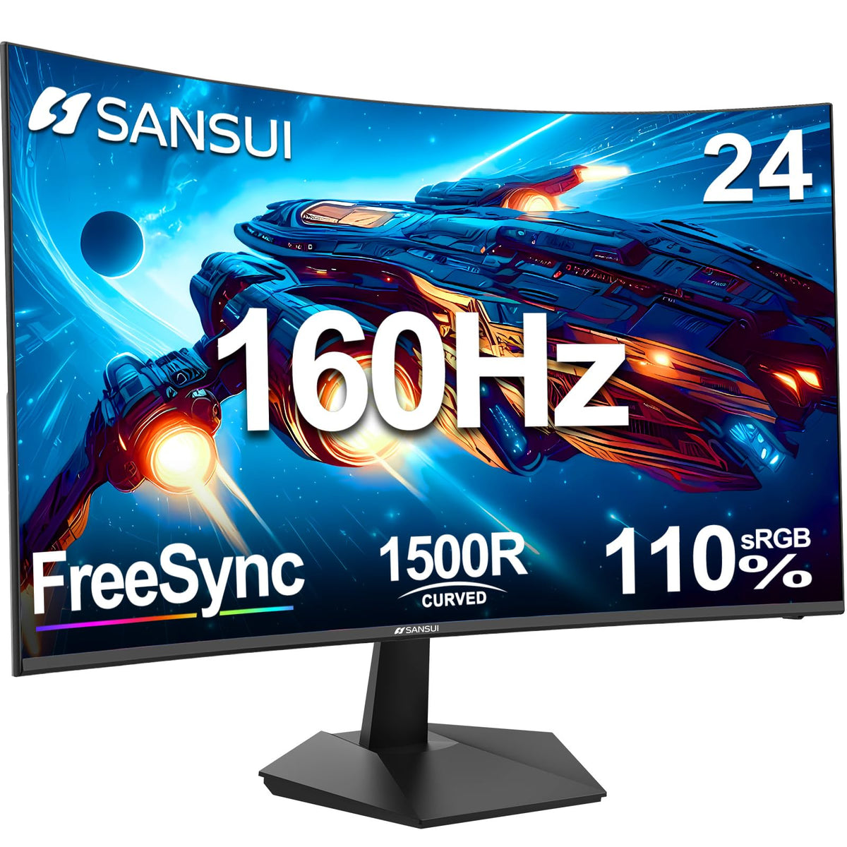 SANSUI Curved Gaming Monitor – 8 Sizes - Flex Gamingproduct_type