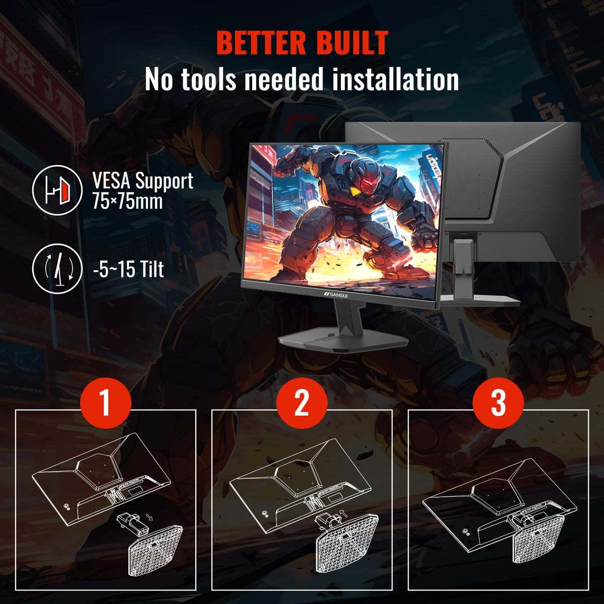 SANSUI Curved Gaming Monitor – 8 Sizes - Flex Gamingproduct_type