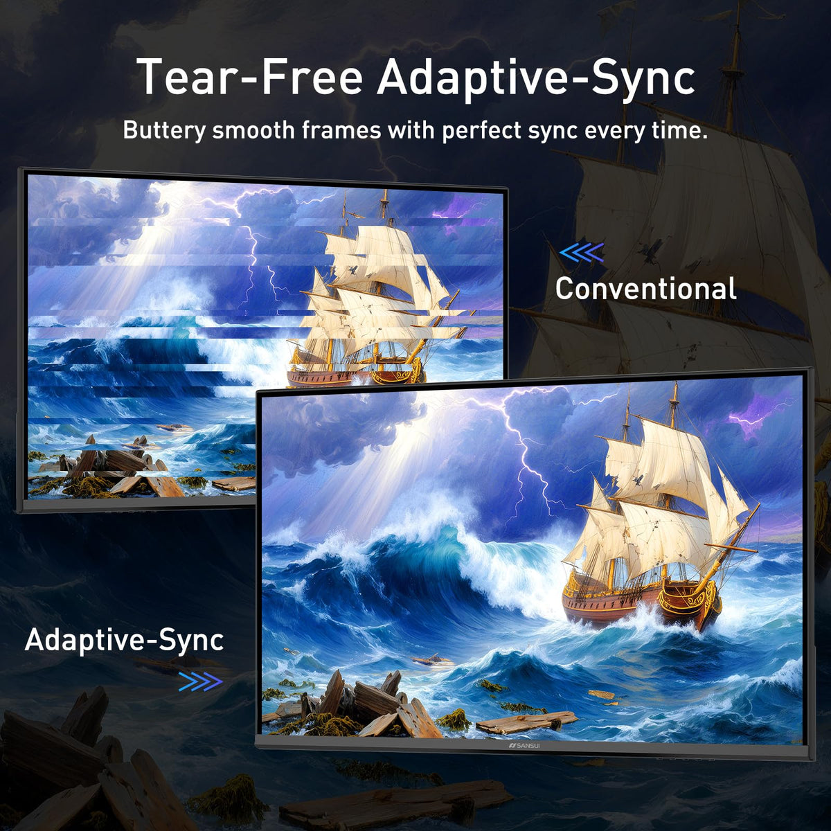 SANSUI Curved Gaming Monitor – 8 Sizes - Flex Gamingproduct_type