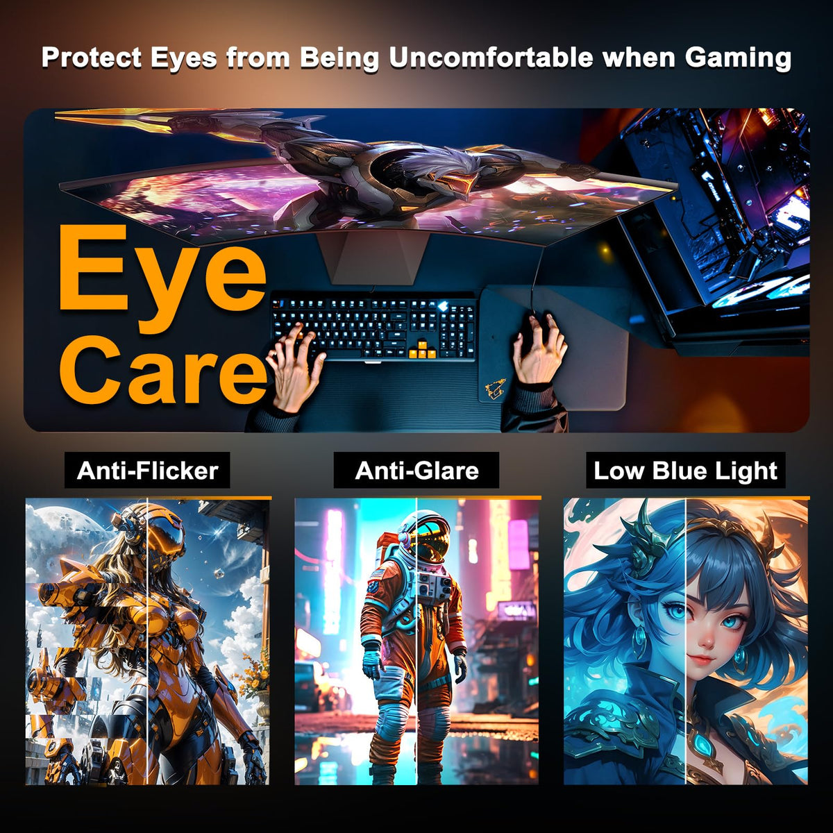 SANSUI Curved Gaming Monitor – 8 Sizes - Flex Gamingproduct_type