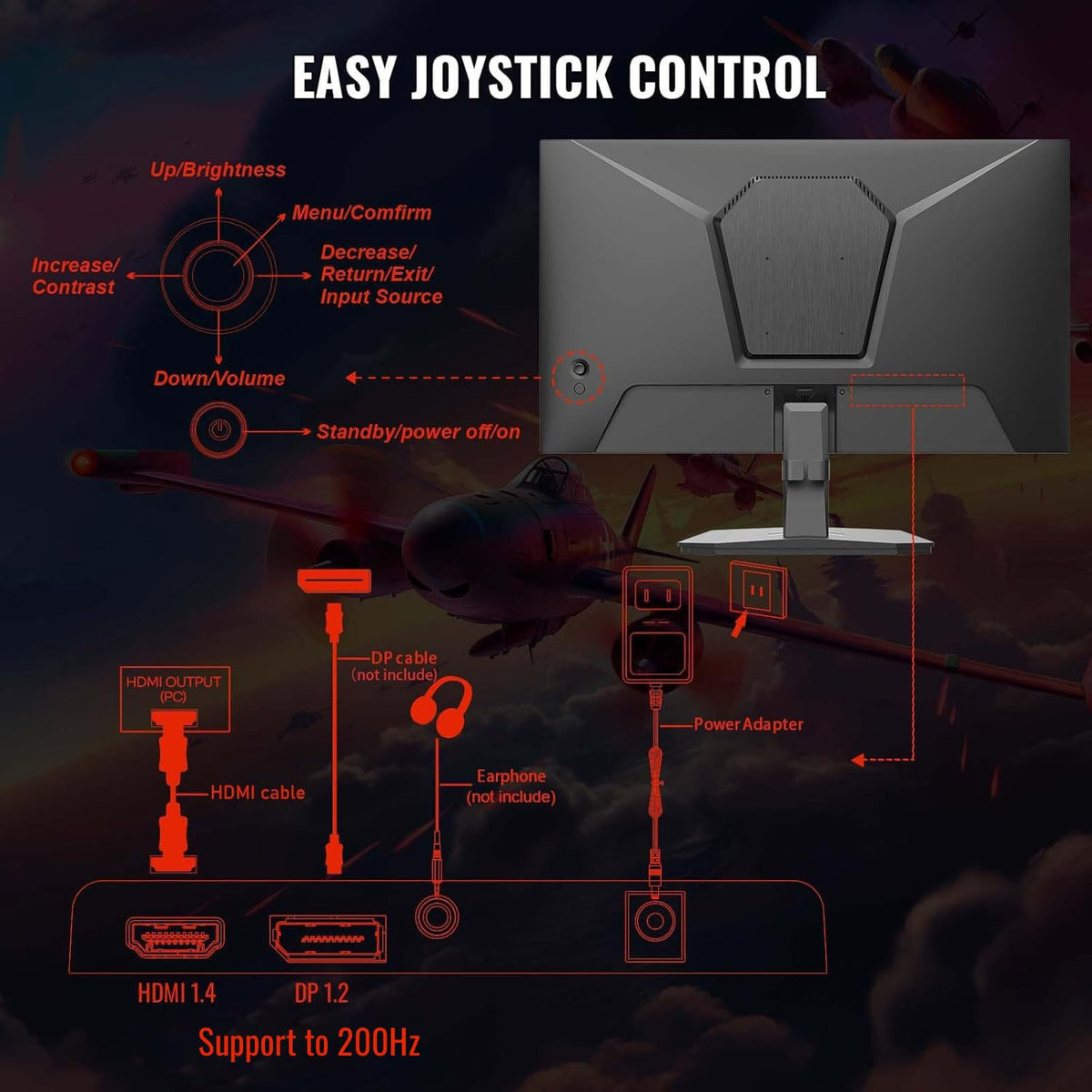 SANSUI Curved Gaming Monitor – 8 Sizes - Flex Gamingproduct_type