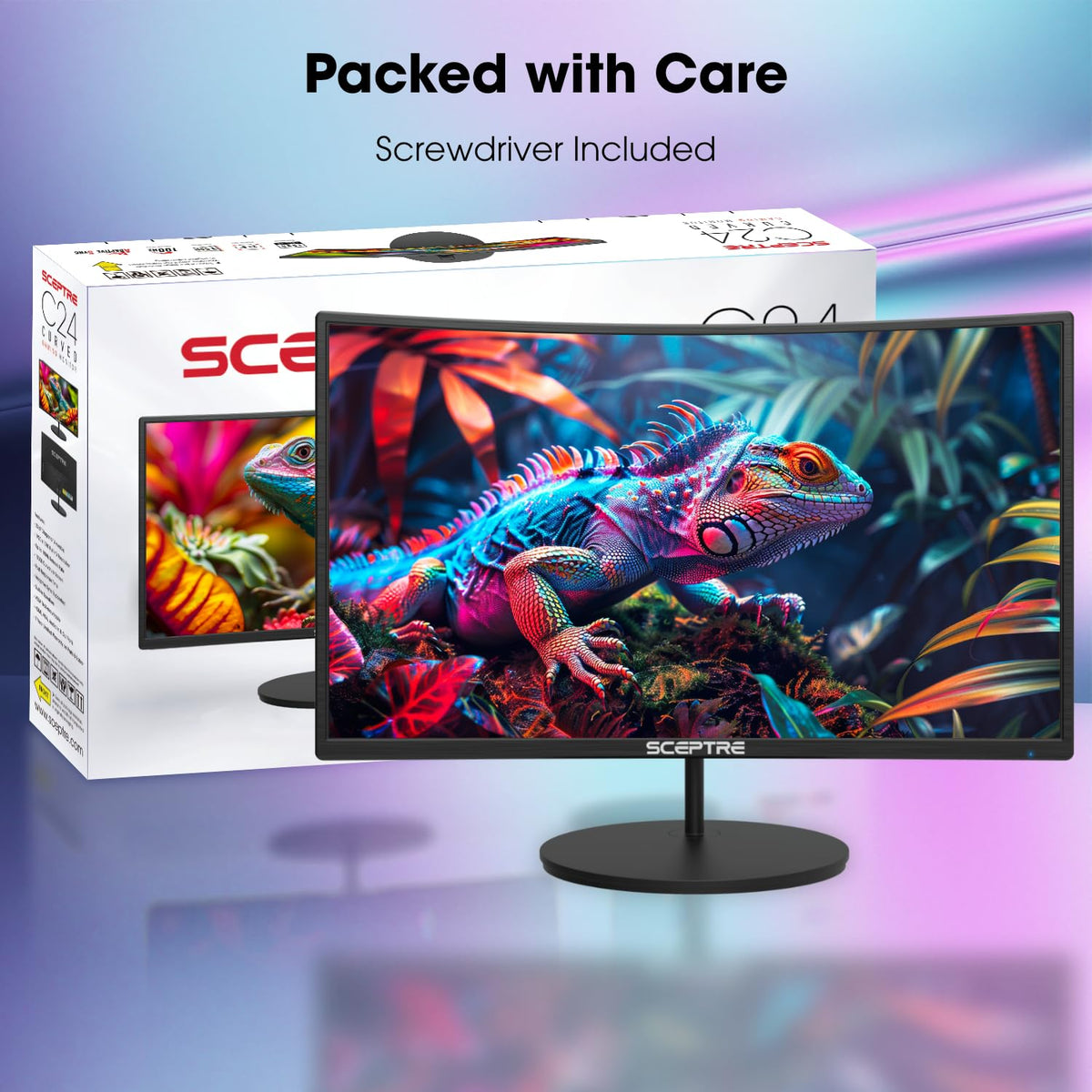Sceptre Curved Gaming Monitor 1080p 1800R – 24" & 27" Styles - Flex Gamingproduct_type