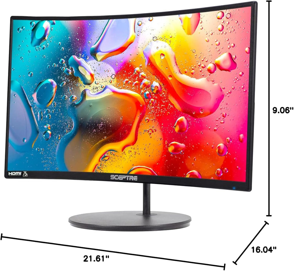 Sceptre Curved Gaming Monitor 1080p 1800R – 24" & 27" Styles - Flex Gamingproduct_type