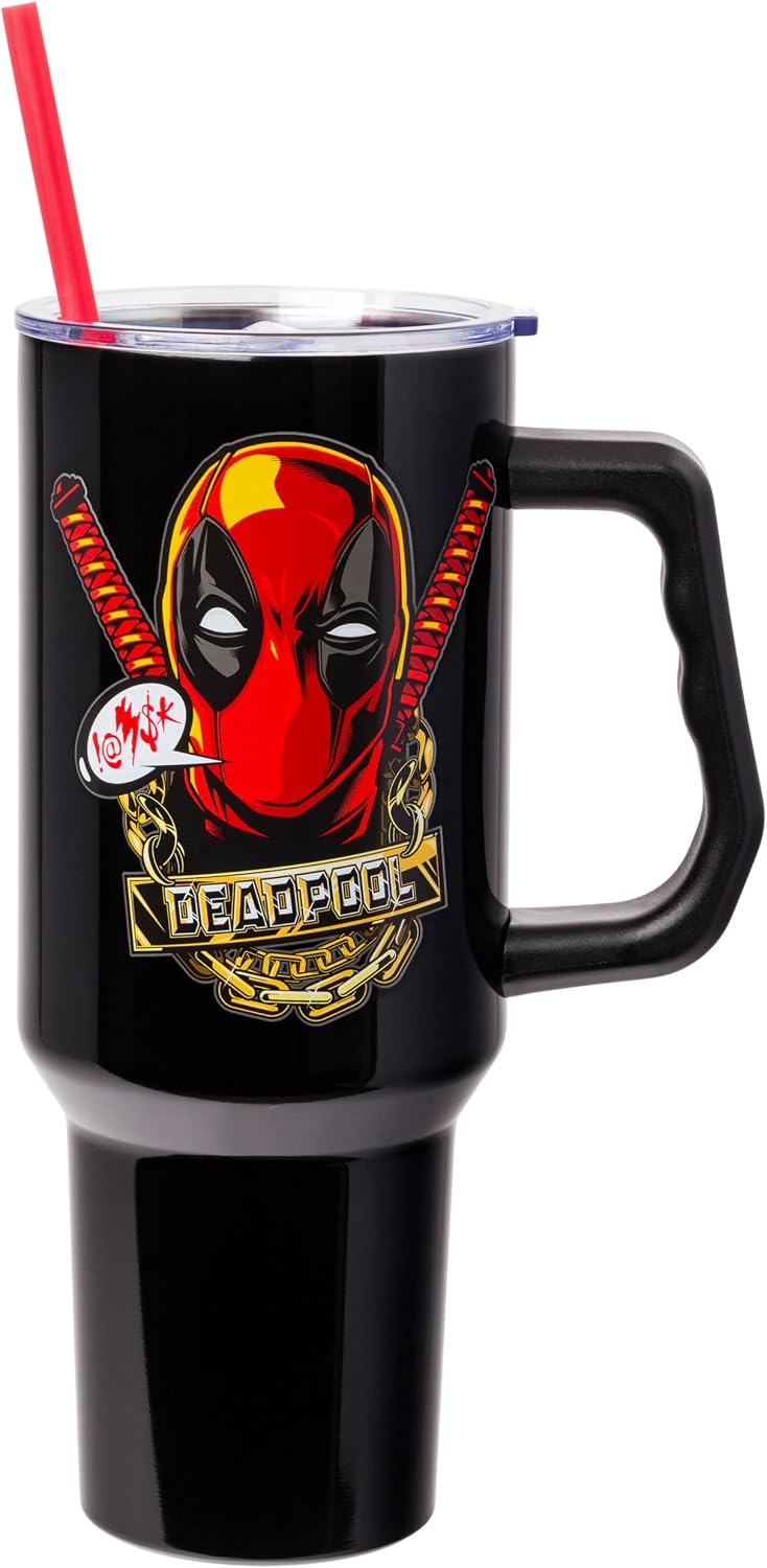 Silver Buffalo Licensed Pop Culture Stainless Steel Tumbler 40oz – 26 Designs - Flex Gamingproduct_type