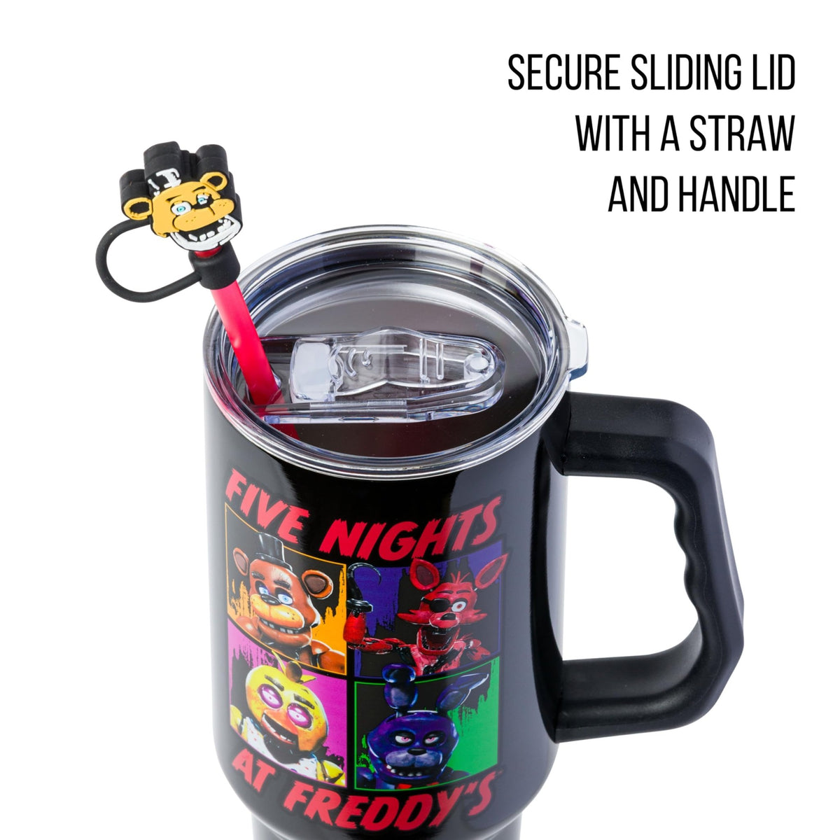 Silver Buffalo Licensed Pop Culture Stainless Steel Tumbler 40oz – 26 Designs - Flex Gamingproduct_type