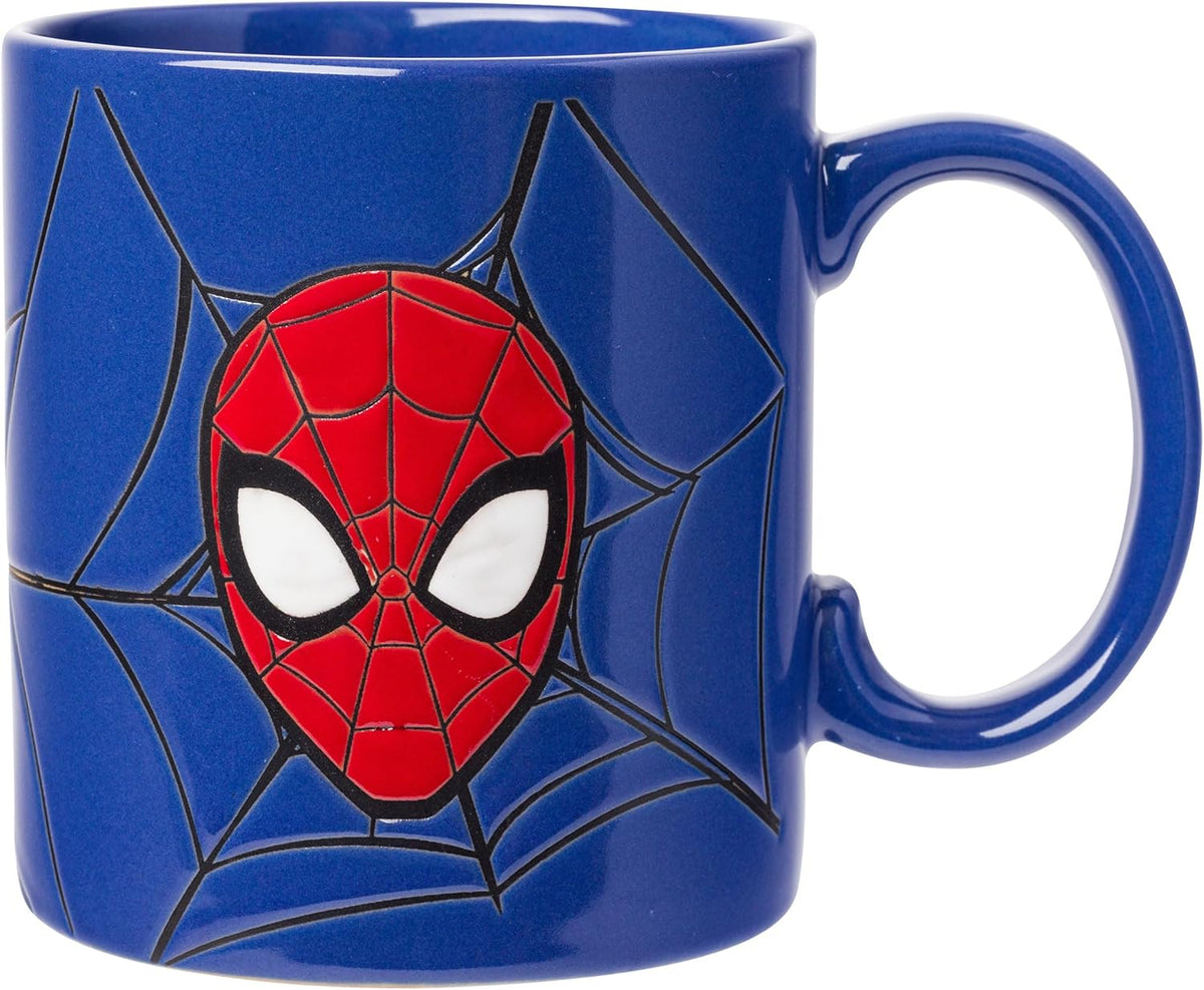 Silver Buffalo Marvel Spider-Man Wax Resist Ceramic Mug – 20oz - Flex Gamingproduct_type