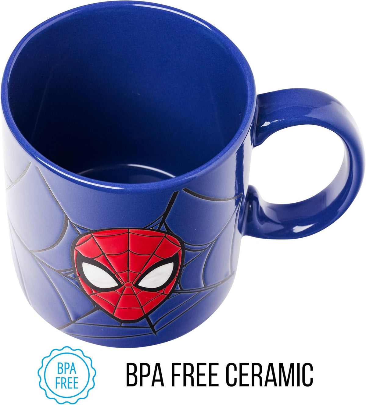 Silver Buffalo Marvel Spider-Man Wax Resist Ceramic Mug – 20oz - Flex Gamingproduct_type