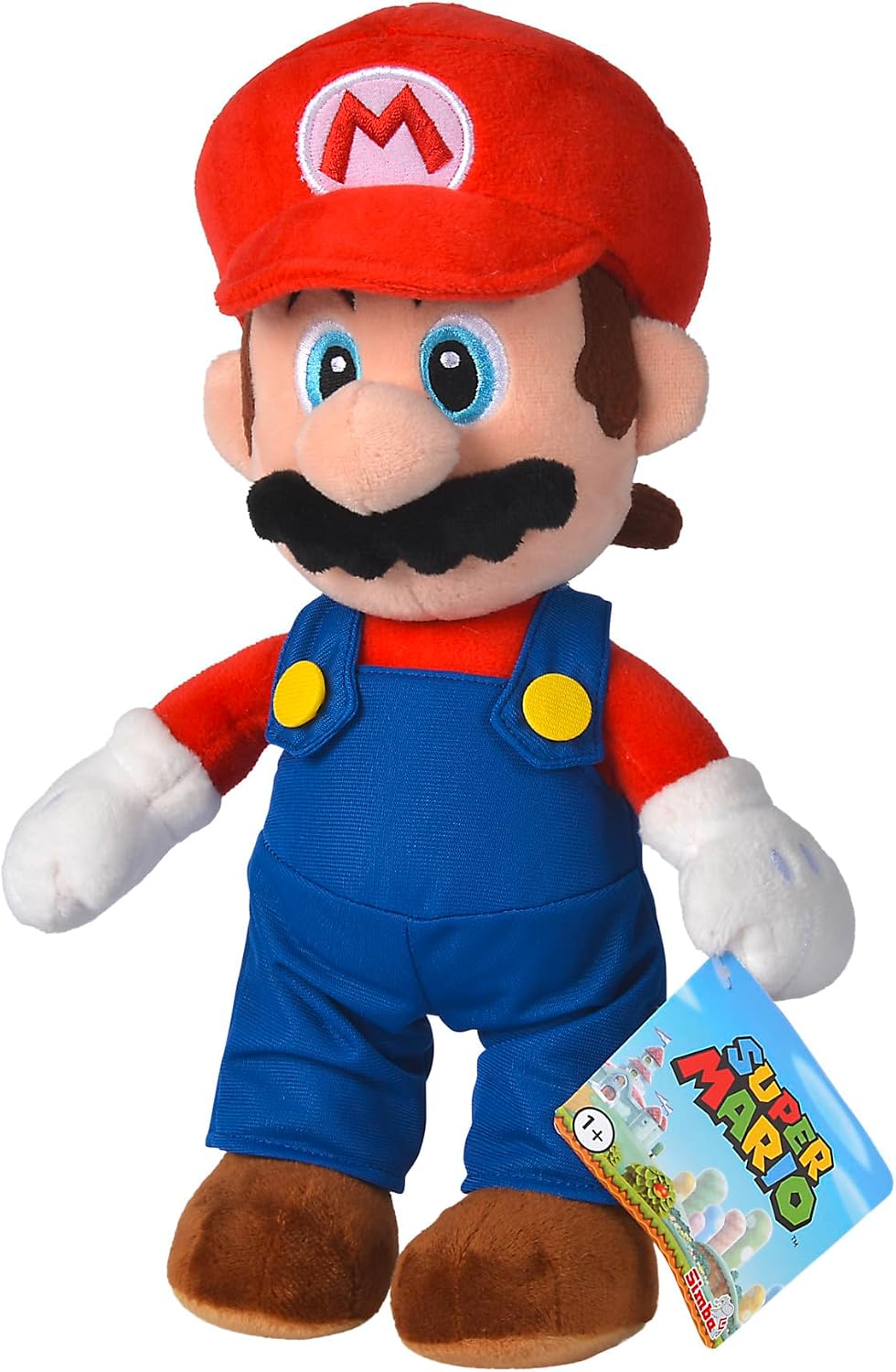 Simba Super Mario Mario Plush Figure – Official Nintendo Licensed - Flex Gamingproduct_type