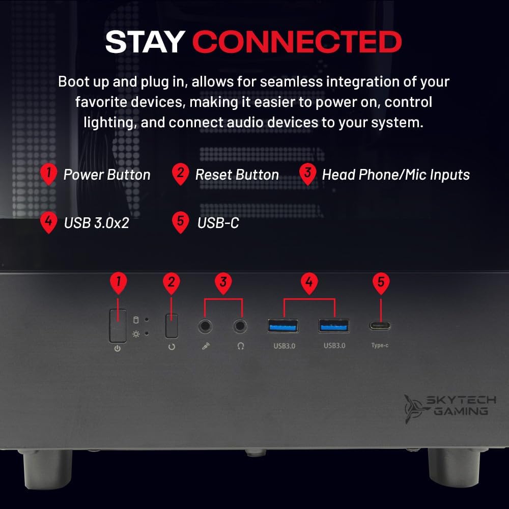 Skytech Gaming Azure 3 Gaming PC – 4 Configurations - Flex Gamingproduct_type