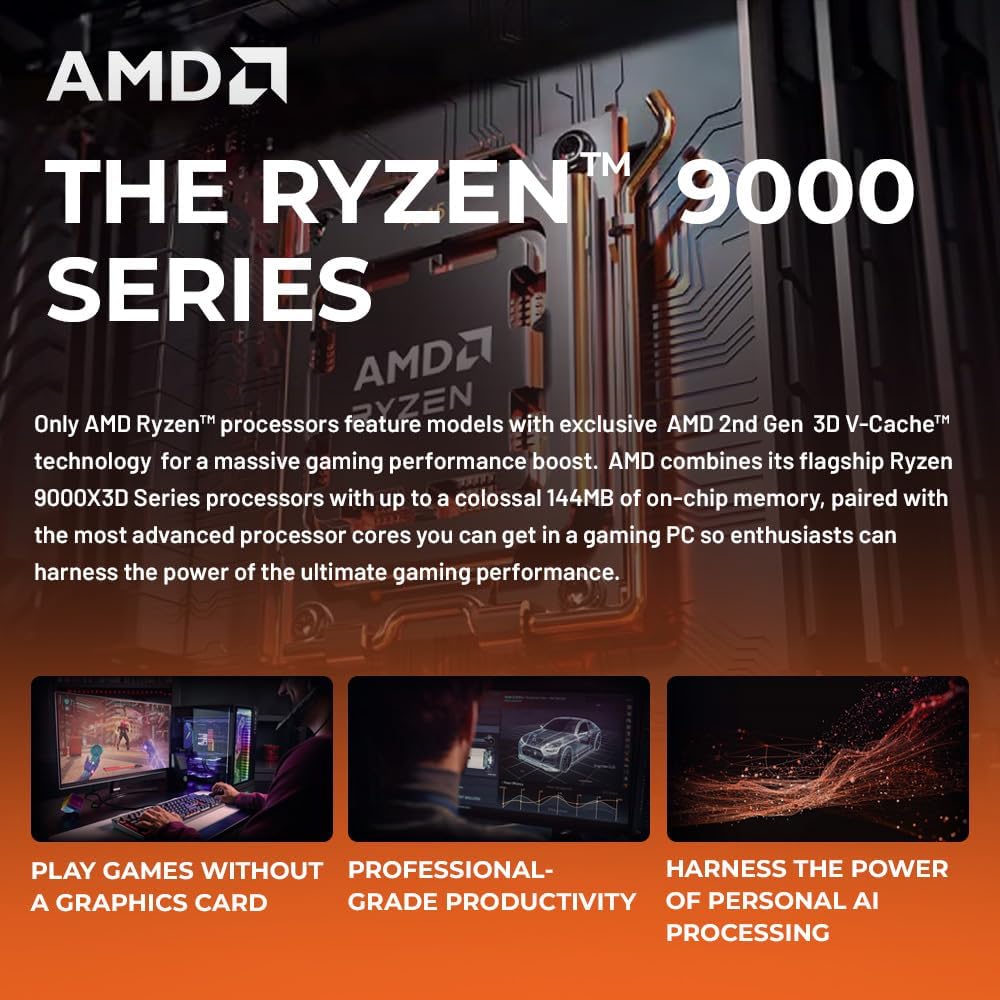 Skytech Gaming King 95 Desktop PC, Ryzen 7 9800X3D 4.7 GHz (5.2 GHz), NVIDIA RTX 5070 Ti 16GB, 2TB Gen4 NVMe SSD, 32GB DDR5 RAM 6000 RGB, 850W Gold PSU, 360mm ARGB AIO, Wi-Fi, Win 11 - Flex Gamingproduct_type