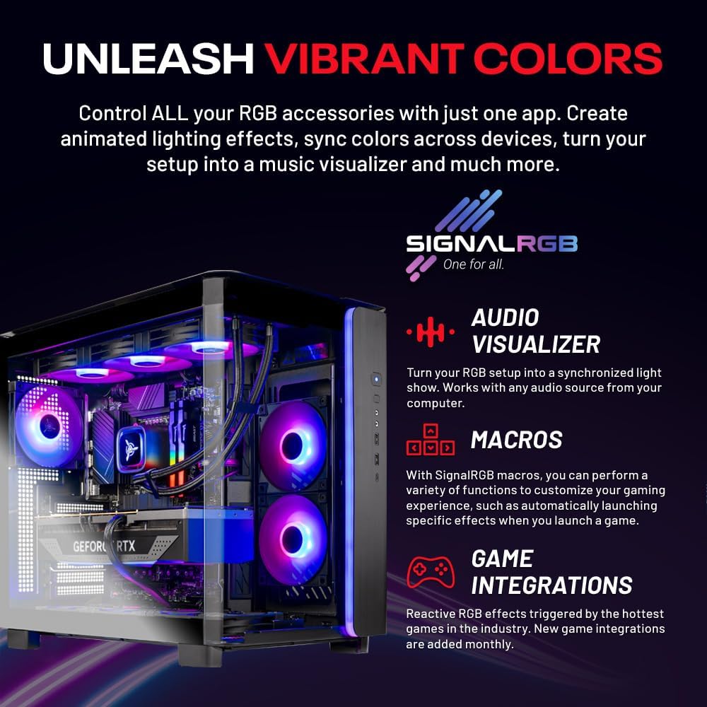 Skytech Gaming King 95 Desktop PC, Ryzen 7 9800X3D 4.7 GHz (5.2 GHz), NVIDIA RTX 5070 Ti 16GB, 2TB Gen4 NVMe SSD, 32GB DDR5 RAM 6000 RGB, 850W Gold PSU, 360mm ARGB AIO, Wi-Fi, Win 11 - Flex Gamingproduct_type