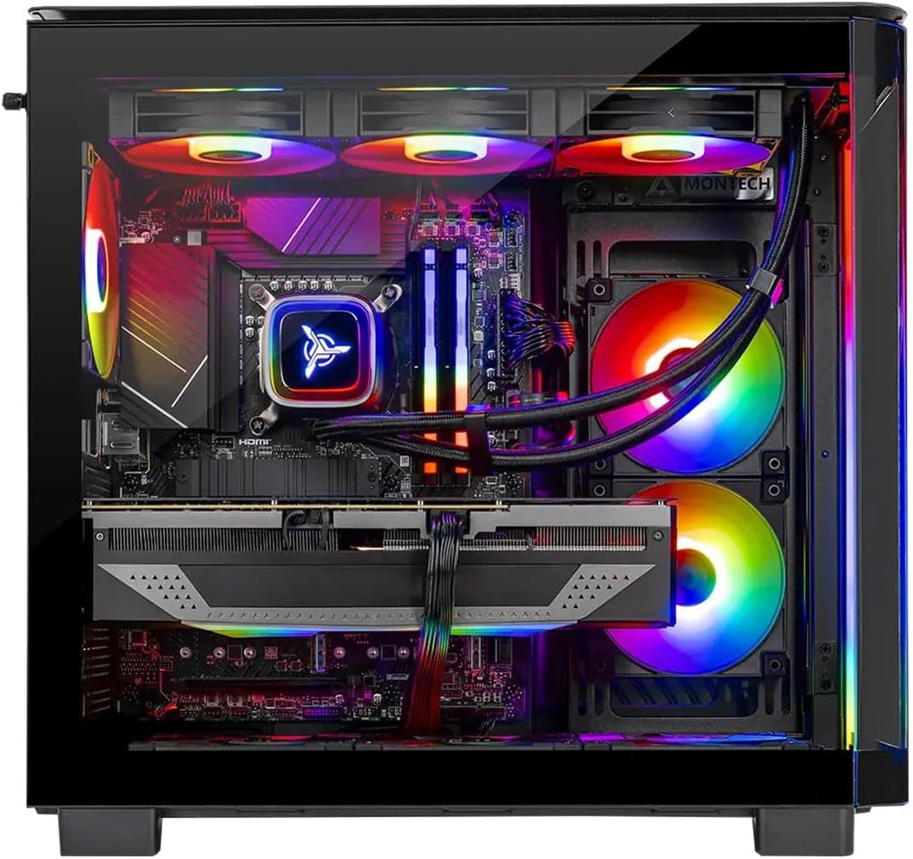 Skytech Gaming King 95 Desktop PC, Ryzen 7 9800X3D 4.7 GHz (5.2 GHz), NVIDIA RTX 5070 Ti 16GB, 2TB Gen4 NVMe SSD, 32GB DDR5 RAM 6000 RGB, 850W Gold PSU, 360mm ARGB AIO, Wi-Fi, Win 11 - Flex Gamingproduct_type
