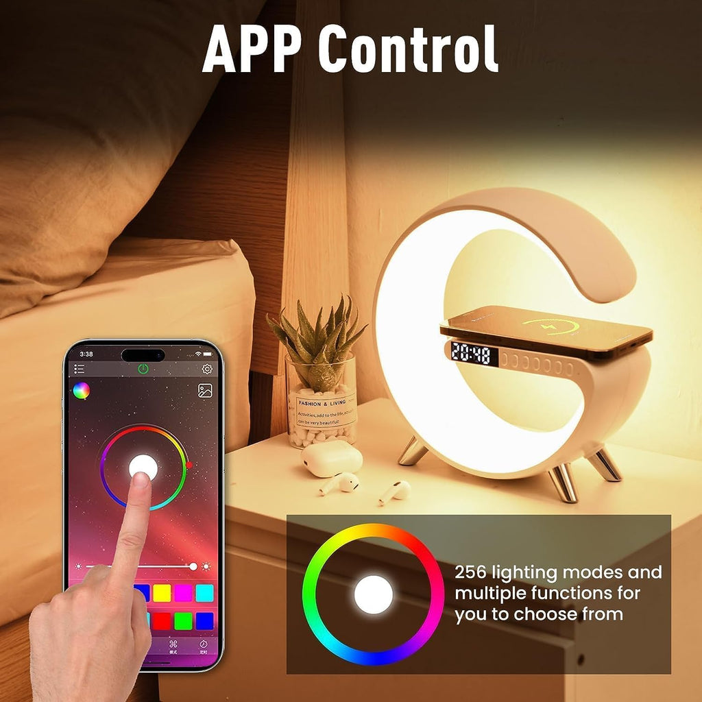 Smart LED Table Lamp 4-in-1 – Black & White - Flex Gamingproduct_type