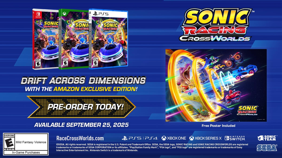 Sonic Racing: CrossWorlds – PS5, Switch & Xbox - Flex Gamingproduct_type