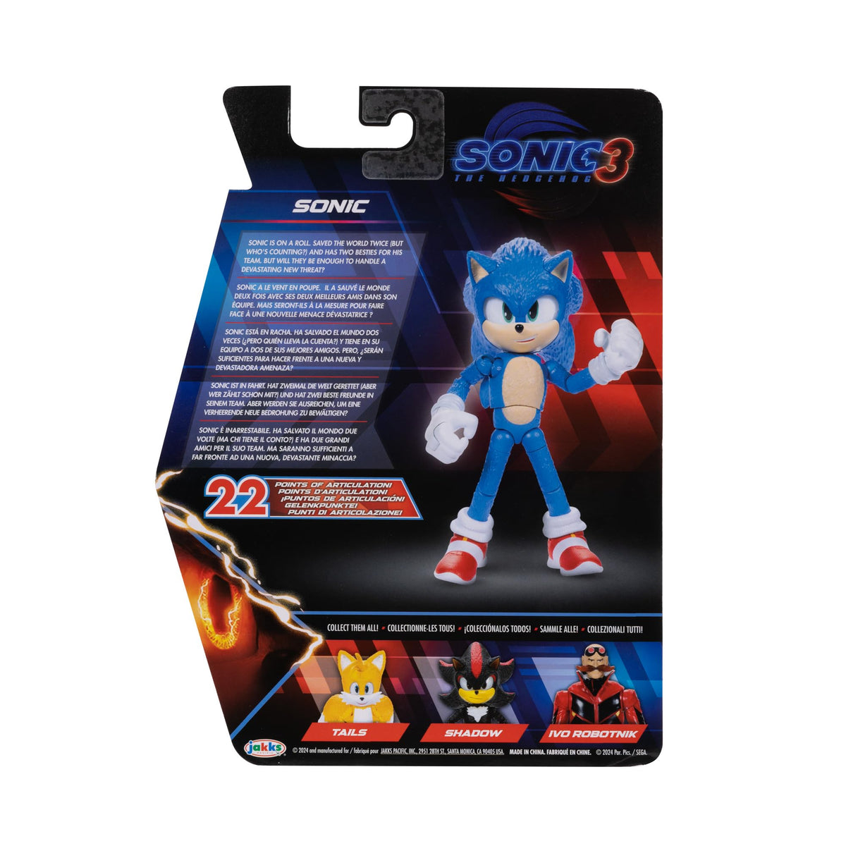 Sonic the Hedgehog 3 Movie 5 Inch Action Figures – 10 Styles - Flex Gamingproduct_type