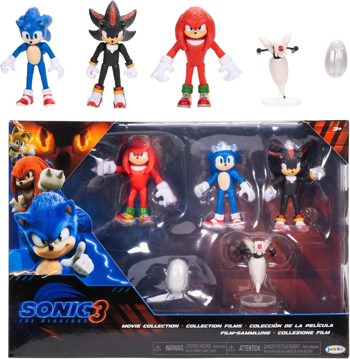 Sonic the Hedgehog 3 Movie Action Figures Gift Pack – 2.5 Inch – 5 Piece - Flex Gamingproduct_type