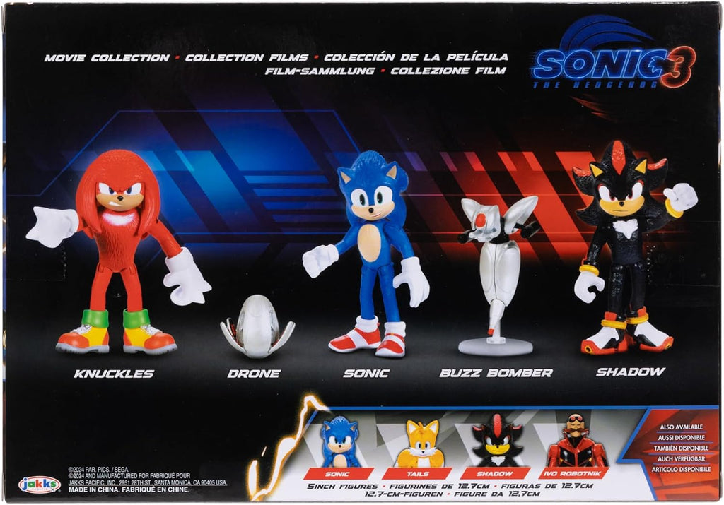 Sonic the Hedgehog 3 Movie Action Figures Gift Pack – 2.5 Inch – 5 Piece - Flex Gamingproduct_type