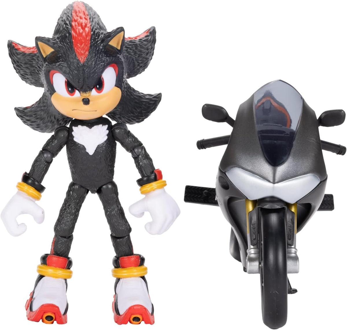 Sonic the Hedgehog 3 Movie Sonic 5 Inch Figure with Motorcycle Vehicle - Flex Gamingproduct_type