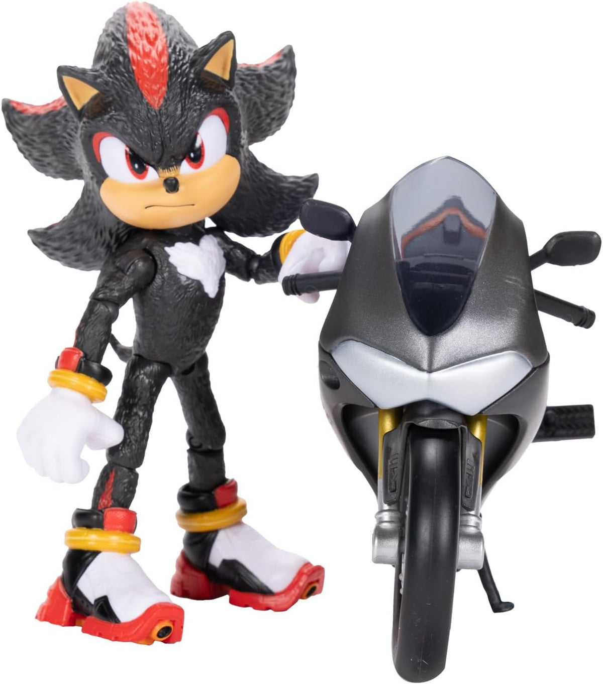 Sonic the Hedgehog 3 Movie Sonic 5 Inch Figure with Motorcycle Vehicle - Flex Gamingproduct_type
