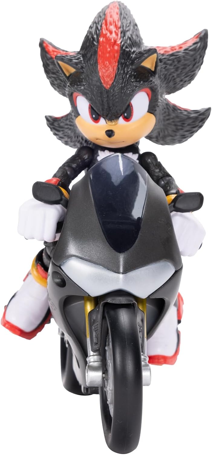 Sonic the Hedgehog 3 Movie Sonic 5 Inch Figure with Motorcycle Vehicle - Flex Gamingproduct_type