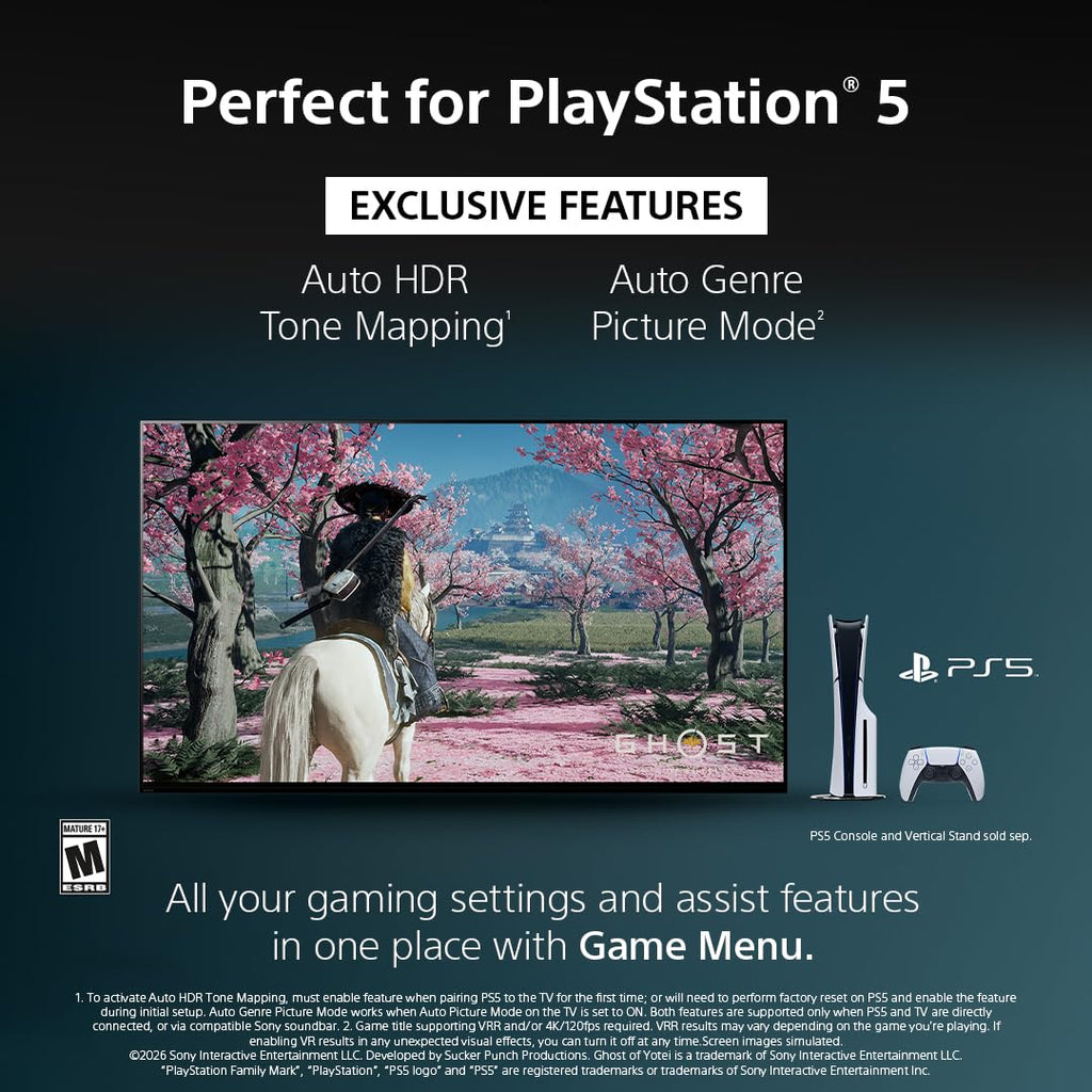 Sony BRAVIA 3 II 4K LED Smart Google TV – 7 Sizes - Flex Gamingproduct_type