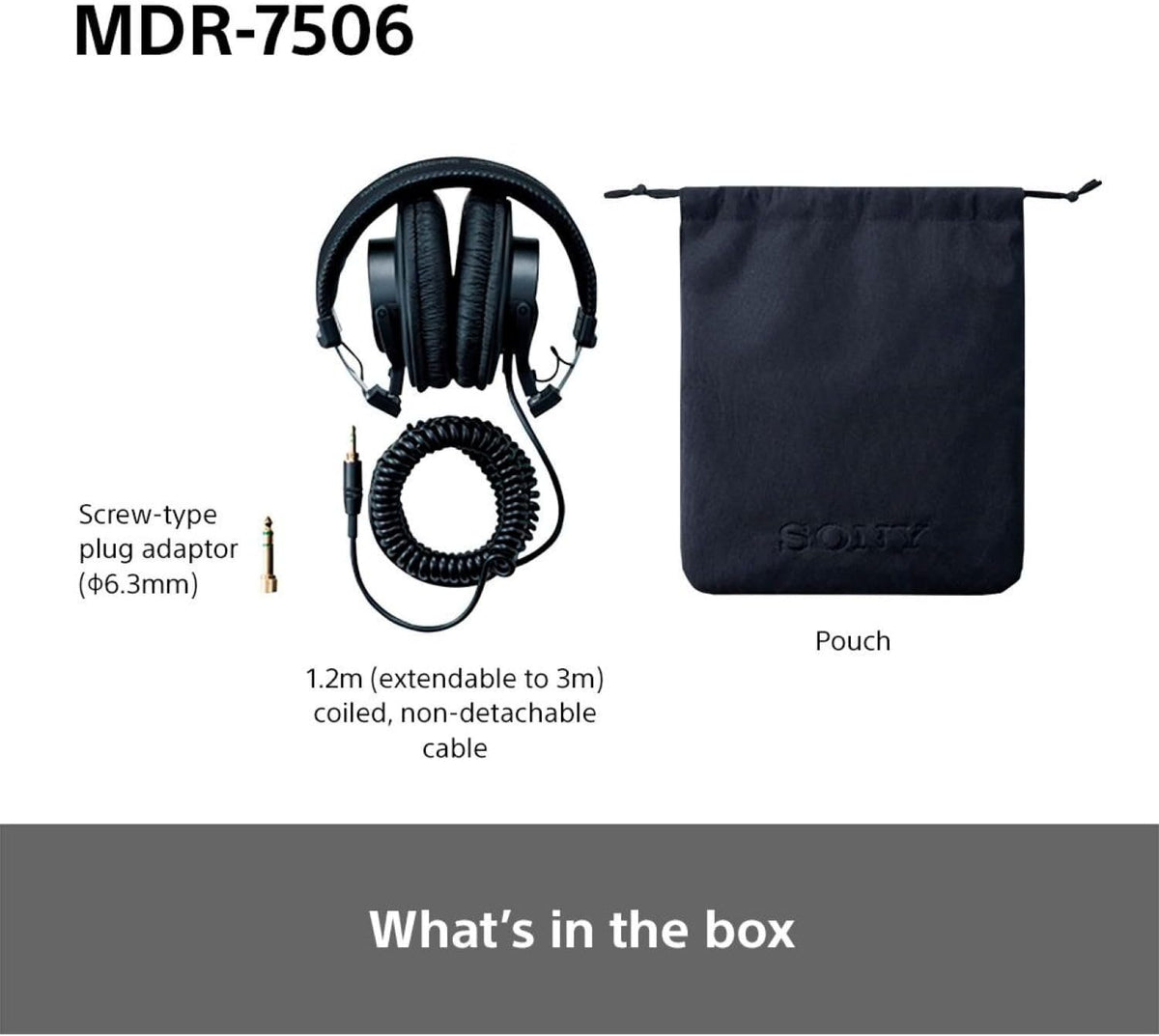 Sony MDR-7506 Professional Studio Headphones – 2 Sizes - Flex Gamingproduct_type