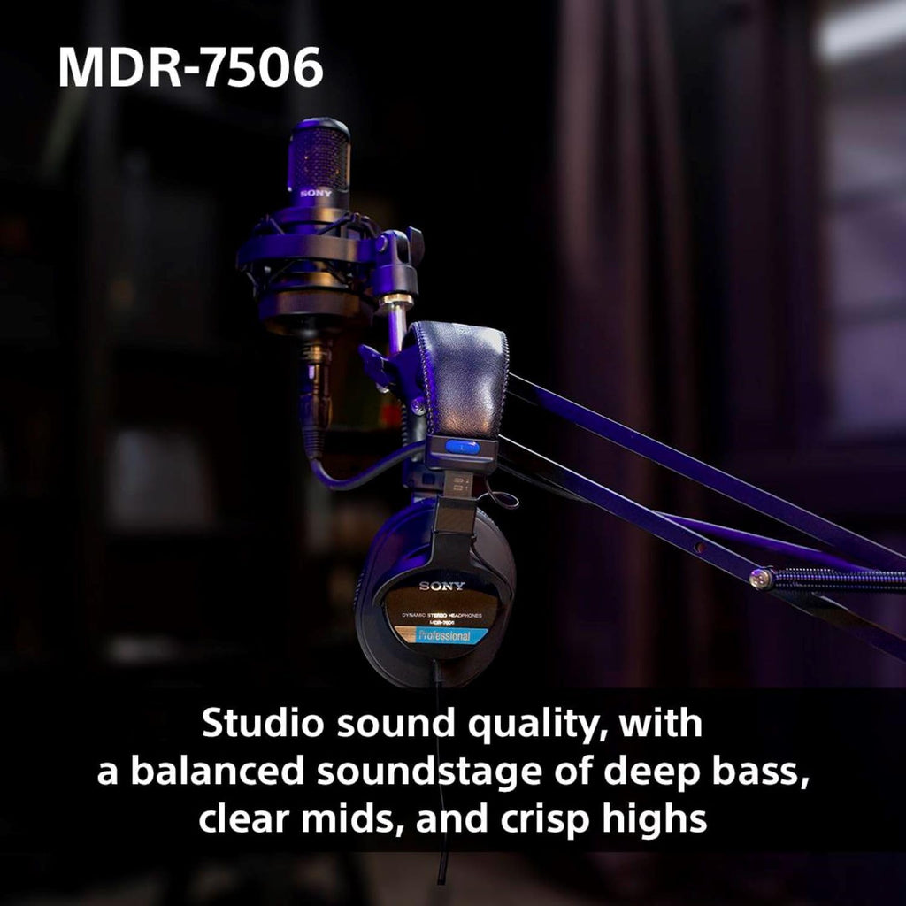 Sony MDR-7506 Professional Studio Headphones – 2 Sizes - Flex Gamingproduct_type