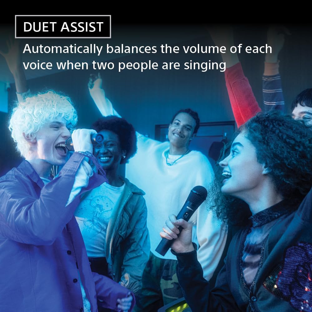 Sony ULT MIC Wireless Microphone for Karaoke, Two Wireless Mics & Receiver | 20 Hr Battery with Quick Charging, Clear Vocals, Duet Assist, Noise Reduction. Pairs Perfectly with ULT POWER SOUND series - Flex Gamingproduct_type