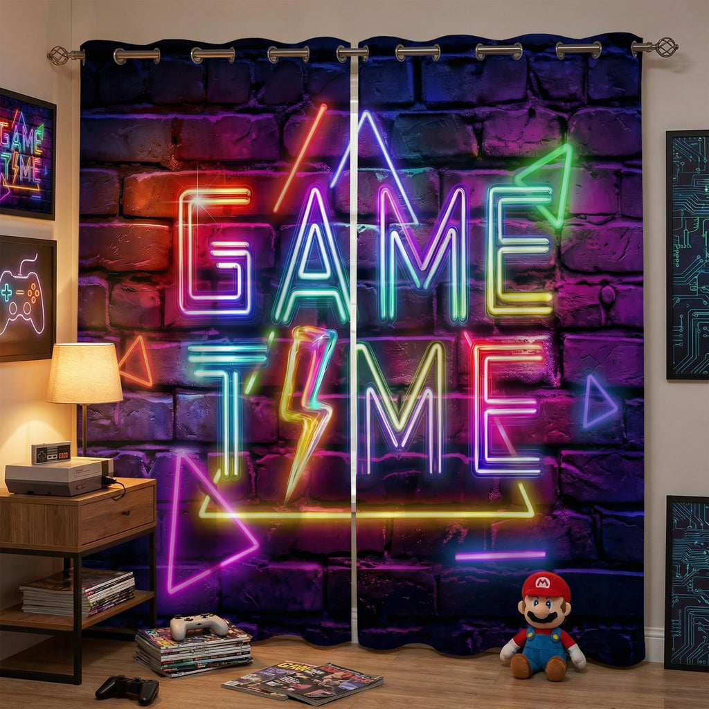 Sordcoz Gaming Blackout Curtains, 2 Panels – 6 Sizes & 6 Designs - Flex Gamingproduct_type