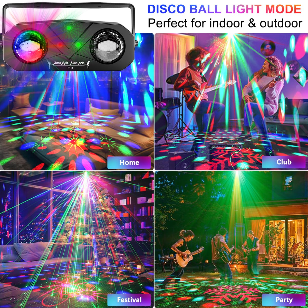 SPOOBOOLA 6-in-1 Party Light Projector – 3 Variants - Flex Gamingproduct_type