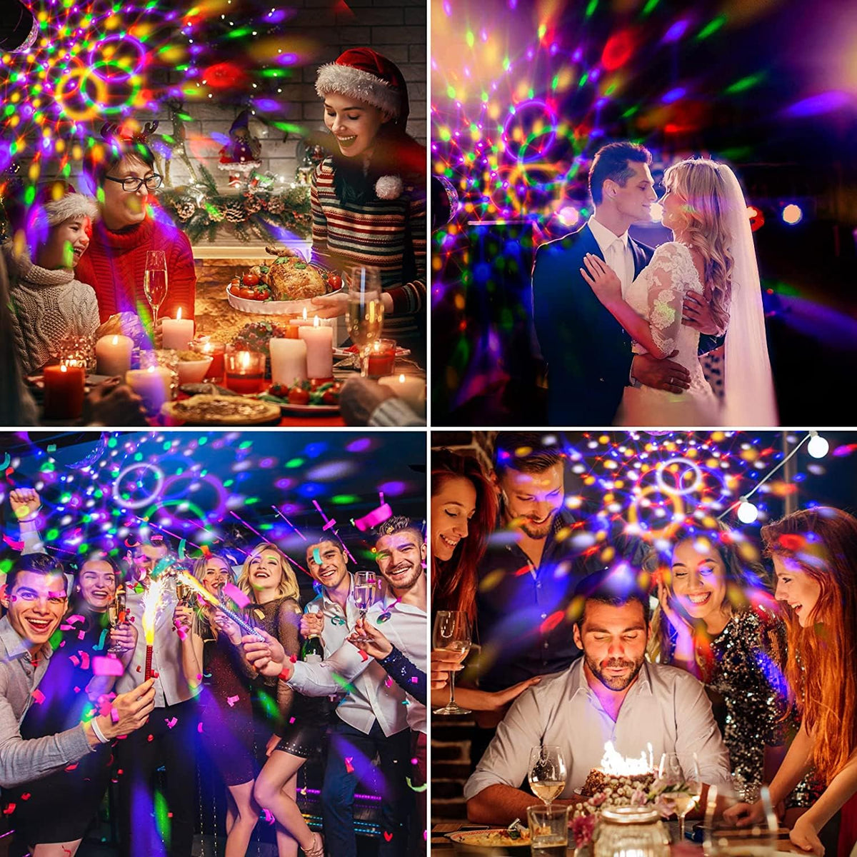 SPOOBOOLA 6-in-1 Party Light Projector – 3 Variants - Flex Gamingproduct_type
