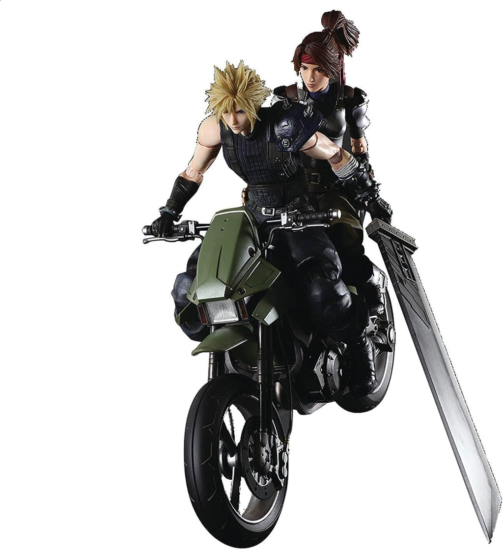 Square Enix FF7 Remake – Cloud, Jessie & Motorcycle Play Arts Kai Figure Set - Flex Gamingproduct_type