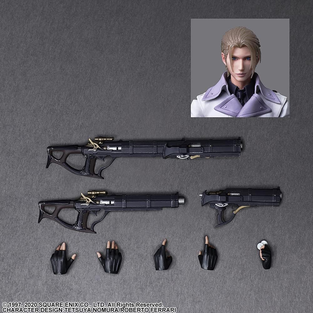 Square Enix FF7 Remake – Rufus Shinra Play Arts Kai Figure - Flex Gamingproduct_type