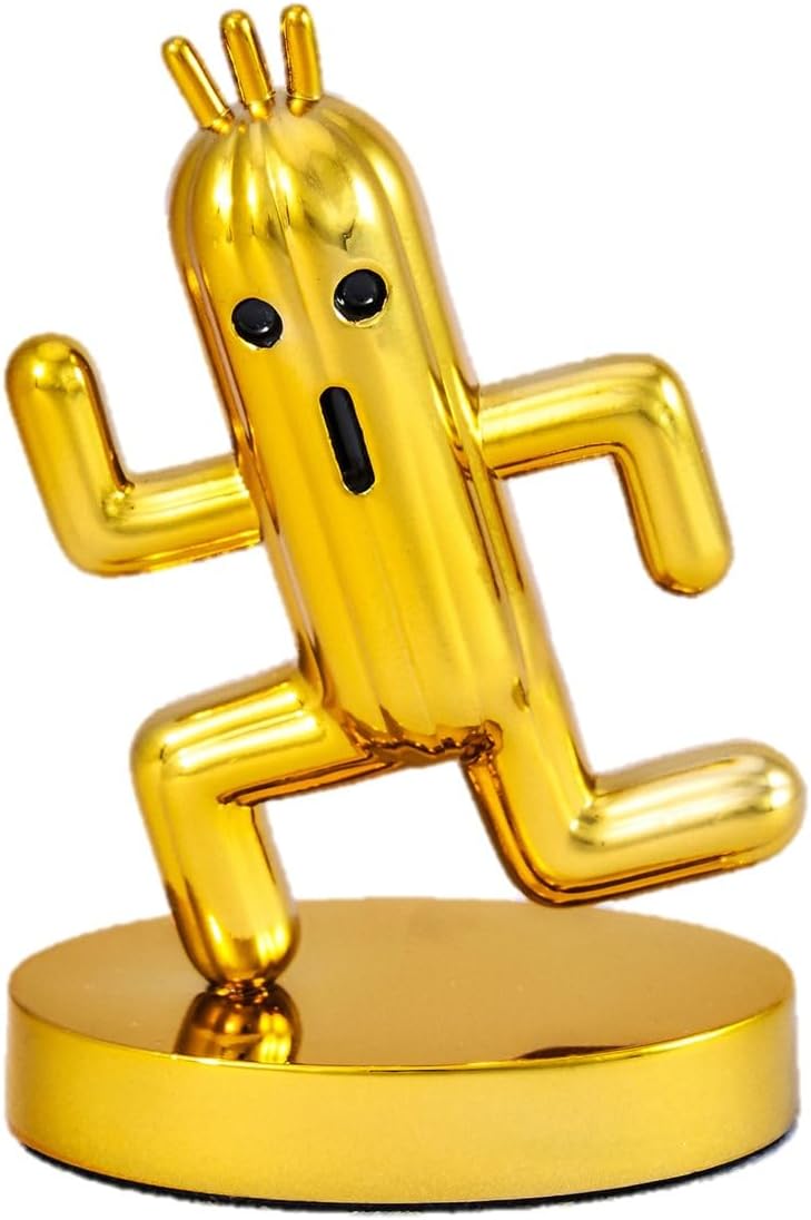 Square Enix Final Fantasy Bright Arts Gallery – Gold Cactuar Diecast Metal Figure - Flex Gamingproduct_type