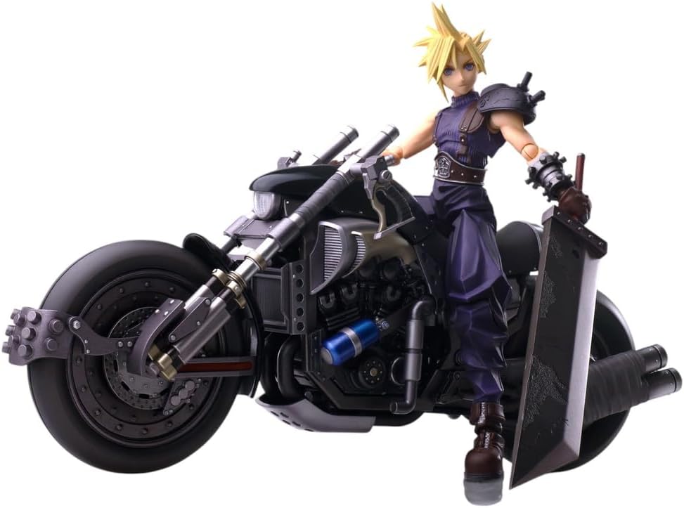 Square Enix Final Fantasy VII Bring Arts – Cloud Strife & Hardy Daytona Figure Set - Flex Gamingproduct_type