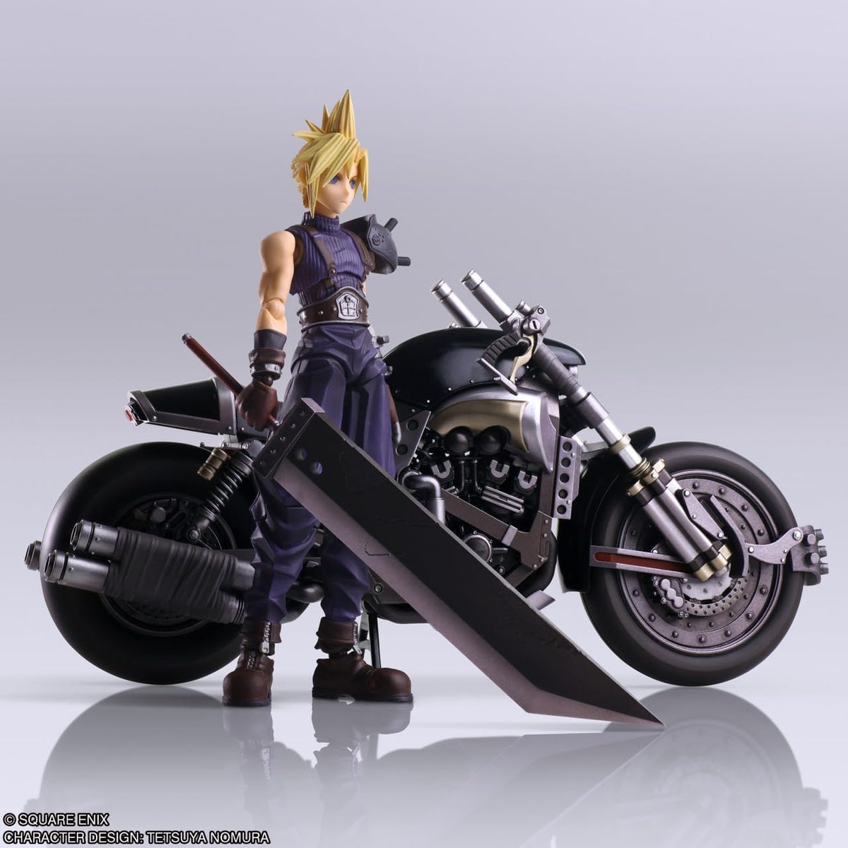 Square Enix Final Fantasy VII Bring Arts – Cloud Strife & Hardy Daytona Figure Set - Flex Gamingproduct_type